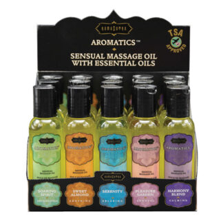 Kama Sutra Display - Aromatics Massage Oil Prepack