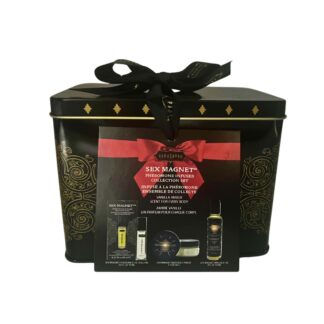 Kama Sutra Sex Magnet Pheromone Vanilla Amber Gift Set Includes: Roll On Fragrance, Massage Oil, Massage Candle
