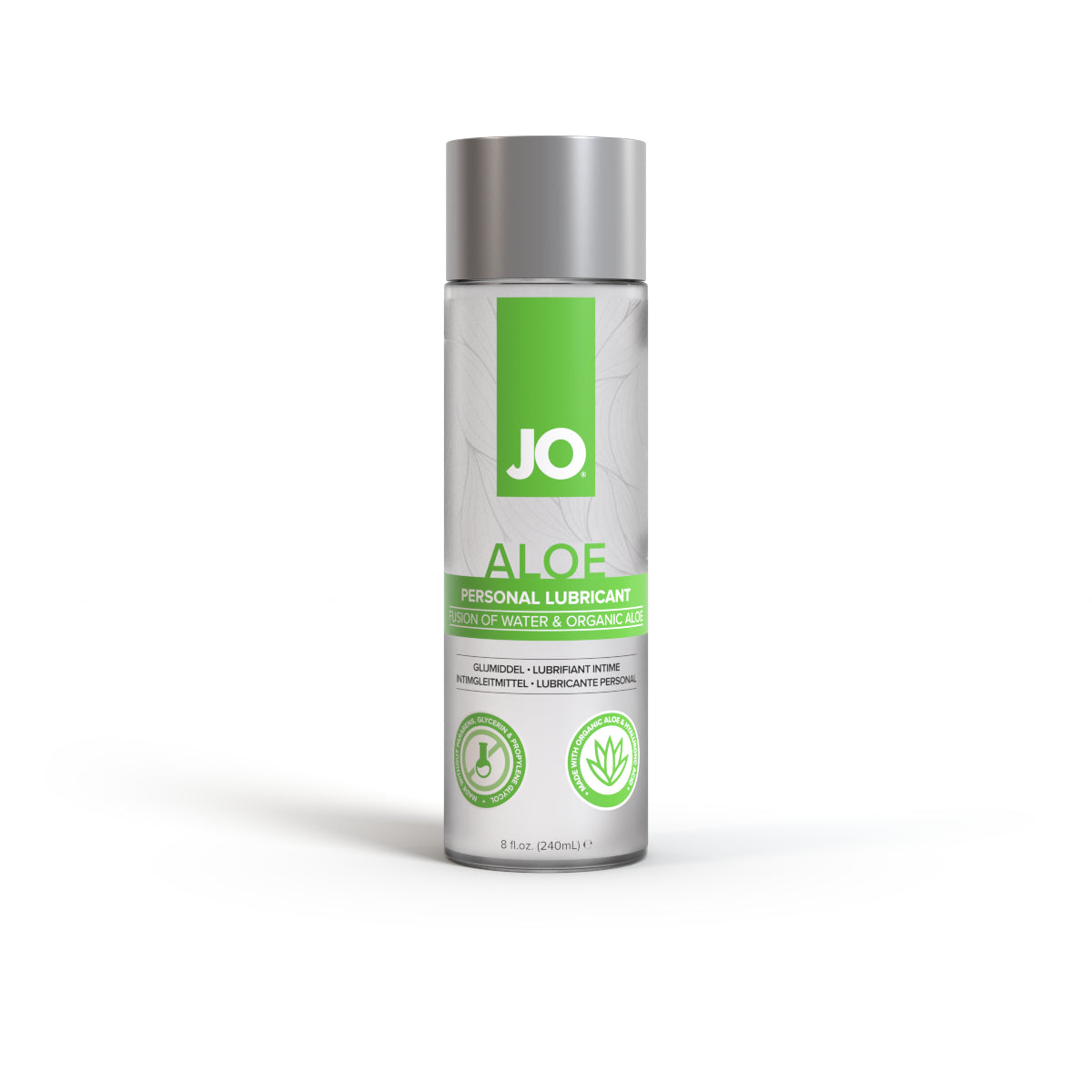JO Lubricants JO Waterbased Aloe - Lubricant - Original - 8floz / 236mL