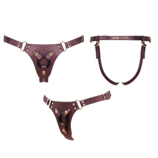 Strap-On-Me Harness Simili Generous - One Size - Aubergine