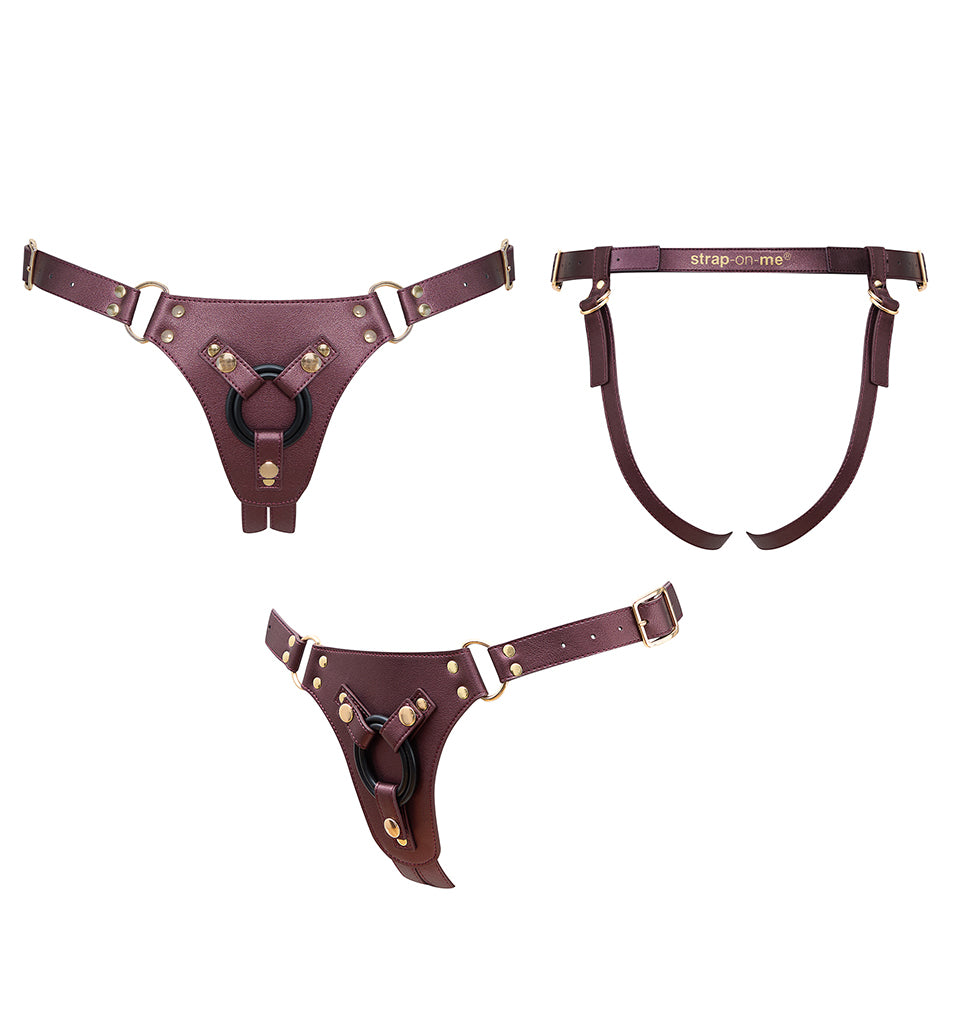 Strap-On-Me Harness Simili Generous - One Size - Aubergine