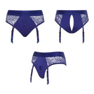 Strap-On-Me Harness Lingerie Diva - L - Night Blue