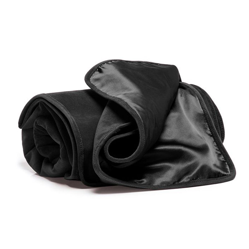 Liberator Fascinator Throw Black Microvelvet - Regular Size