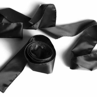 Liberator Silky Tie-ups Black Satin