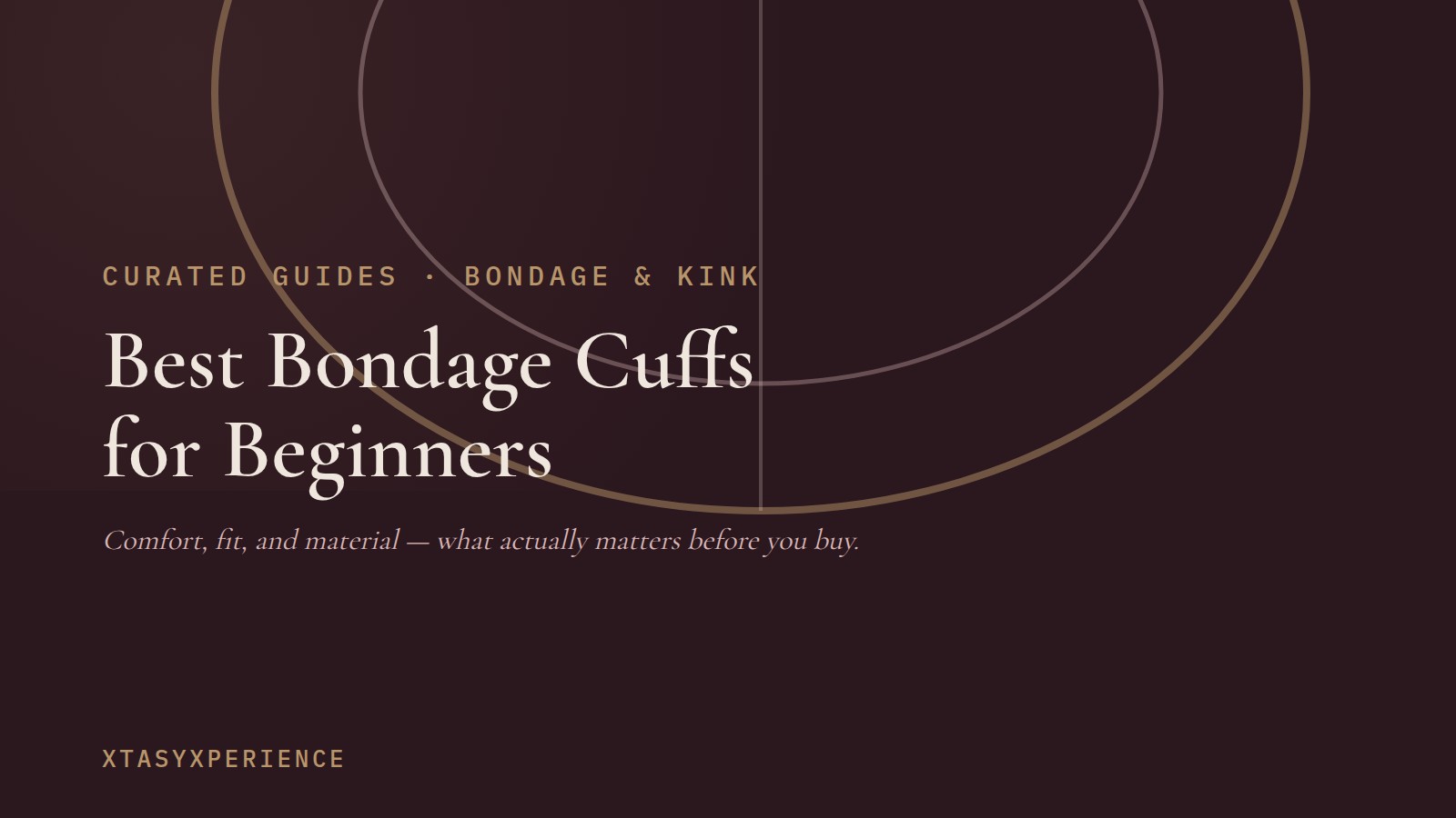 Best Bondage Cuffs for Beginners