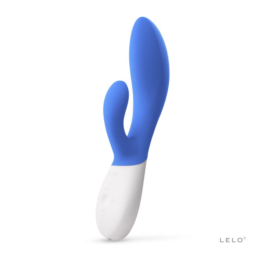 LELO INA WAVE 2 dual-stimulation massager in California Sky blue