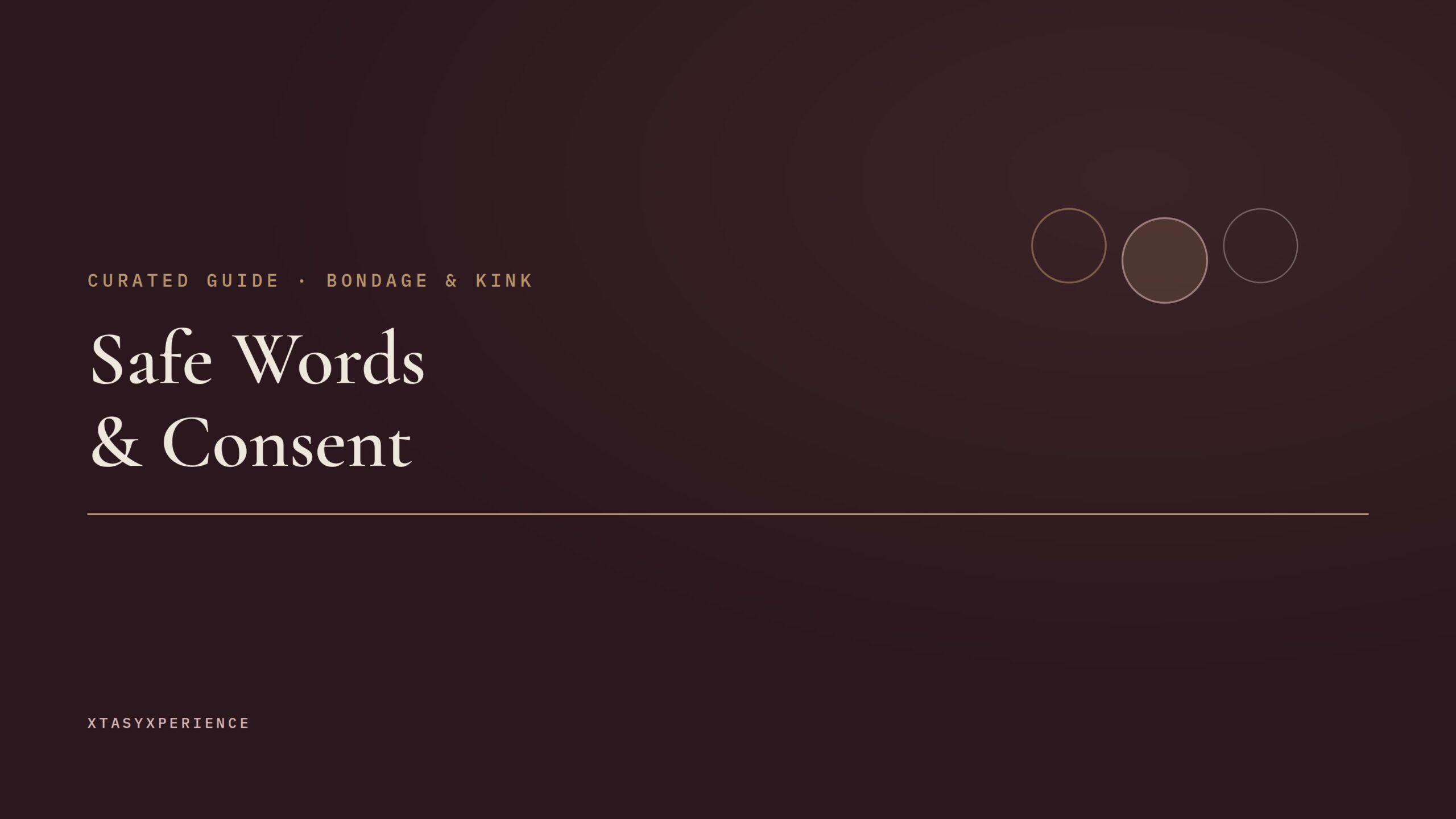 Safe Words and Consent in Restraint Play